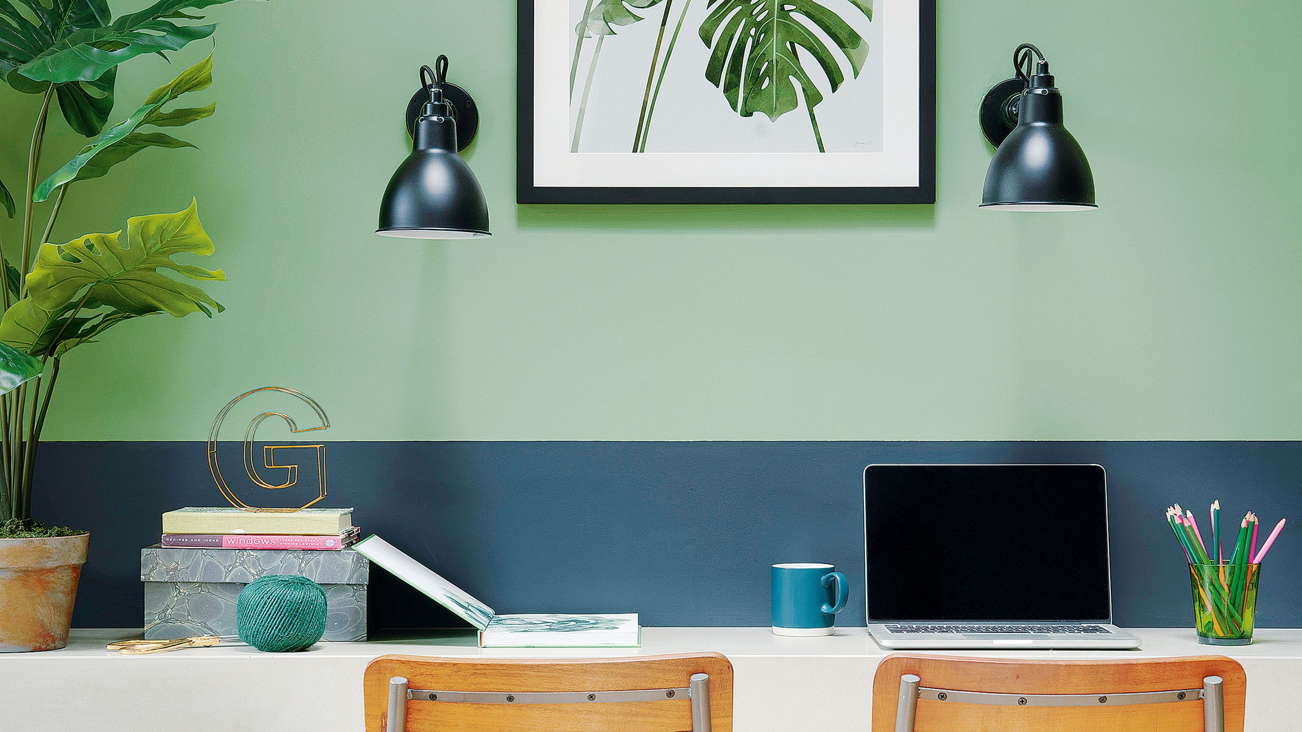 Office wall design concepts to produce an inspiring display screen